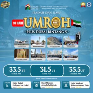 Umroh Plus Dubai 2025 Jannah Firdaus