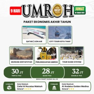 umroh akhir tahun ekonomis 2025