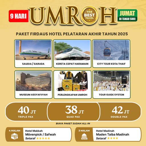 Umroh Hotel Pelataran 9 Hari Akhir Tahun 2025 6 umroh hotel pelataran 9 hari akhir tahun 2025