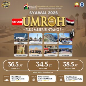 umroh plus mesir syawal 2026