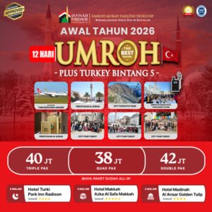 umroh plus turki awal tahun 2026