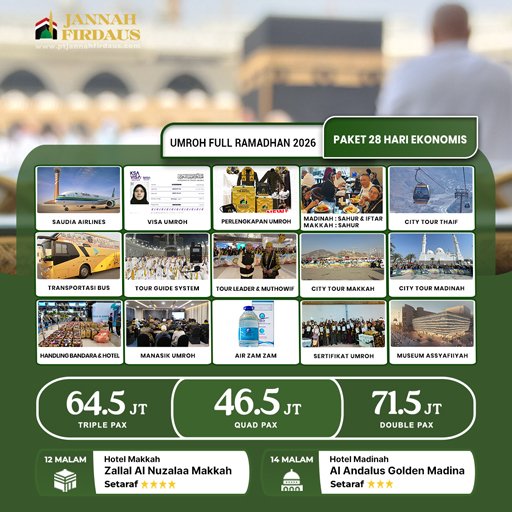 umroh full ramadhan ekonomis 2026