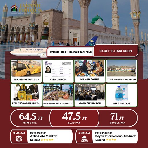 umroh itikaf ramadhan aden 2026