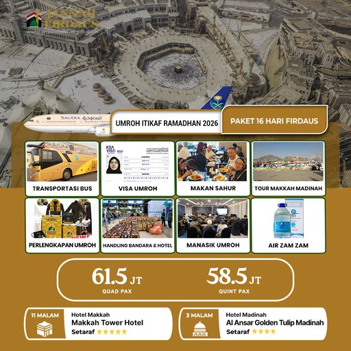 umroh itikaf ramadhan firdaus 2026